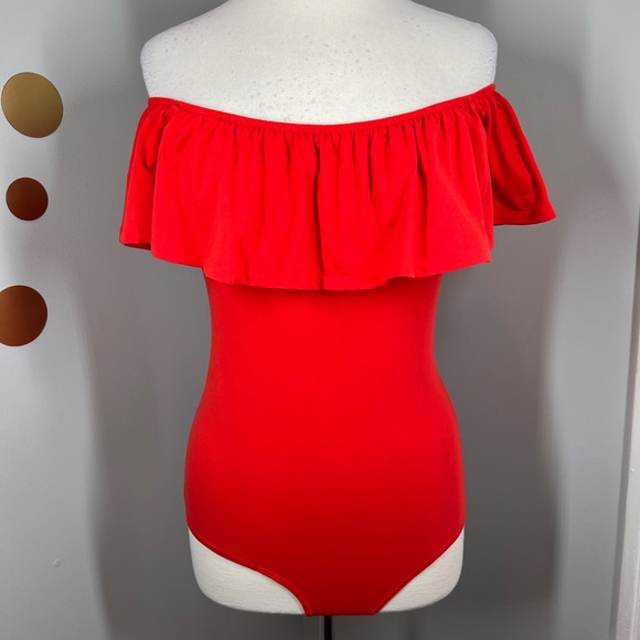 EUC J. Crew Off The Shoulder Bodysuit - Picture 2 of 11